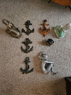 Nautical, Anchors, Mermaids, Pirate, Treasure Decor