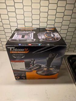 Thrustmaster T.16000M FCS HOTAS Flight Stick Joystick Throttle PC USB w/ Box