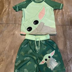 Star Wars Toddler Swim Suit Size 2 T 