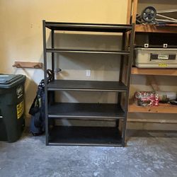 5 SHELF ADJ METAL STORAGE UNIT 48 w X 72 h X 24d