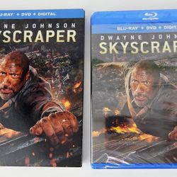 SKYSCRAPER Blu-Ray + DVD w/ slipcover The Rock *Sealed*