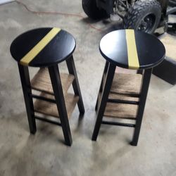 Stools (Black & Gold)