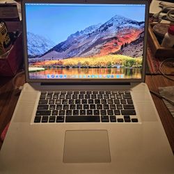 MacBook Pro Aluminum Body A1297 17" 8GB Ram 500GB HDD Mid 2010 No DVD/CD 
