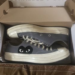 Comme des Garçons PLAY x Chuck 70 Low 'Steel Gray'