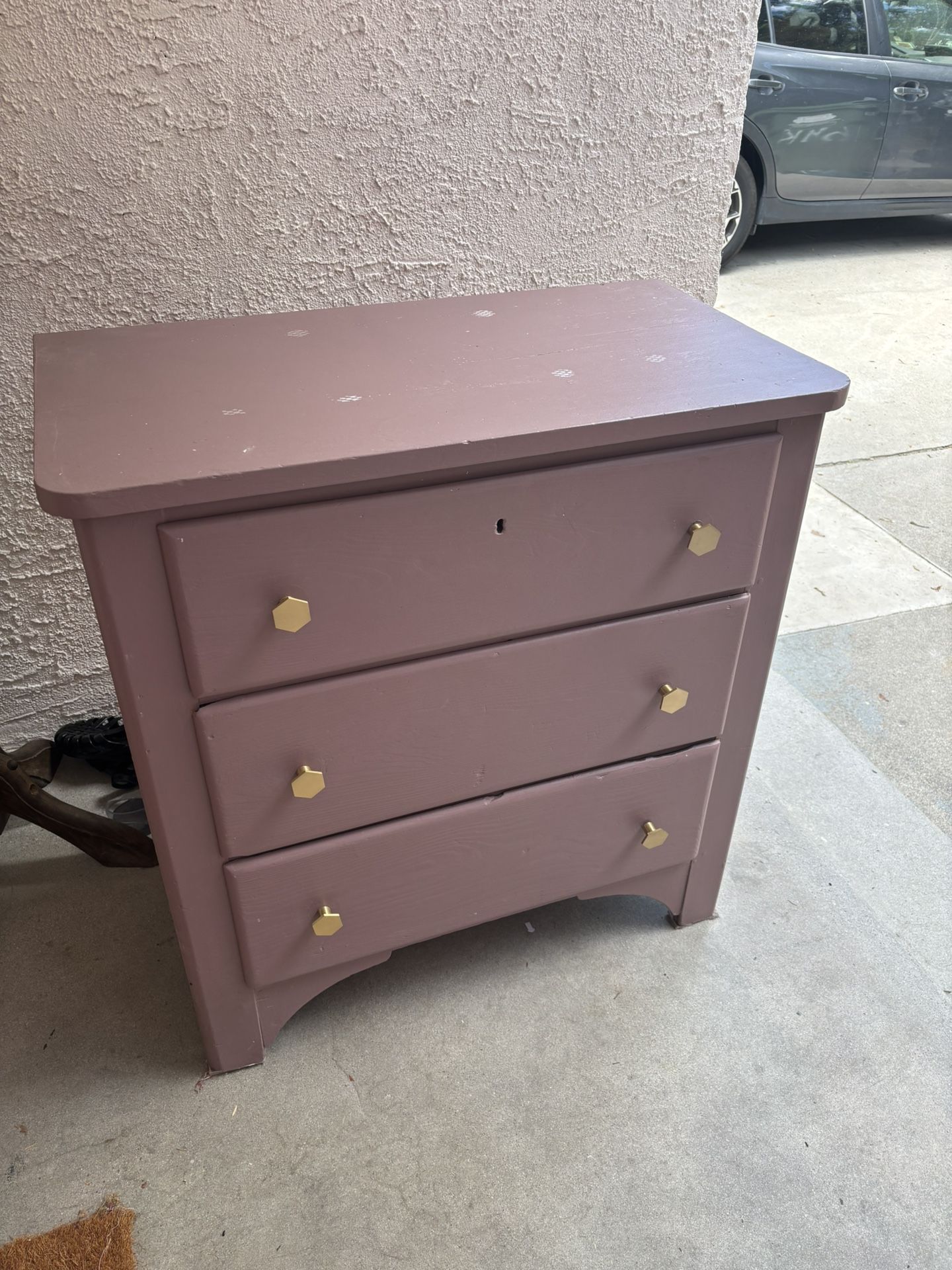 Painted Real Wood Dresser 