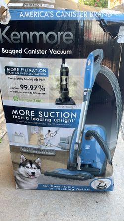 Bagged canister vacuum