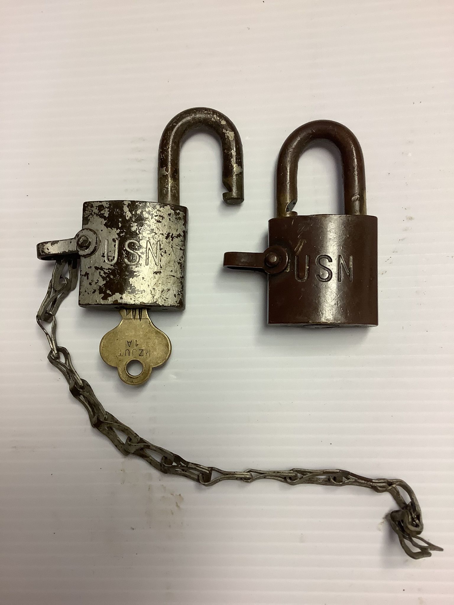 Brass Navy Driver Both Keyed Alike $15