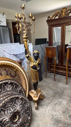 Blackamoor lamp