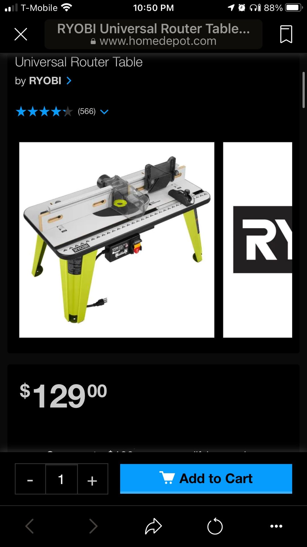 ryobi router and router table