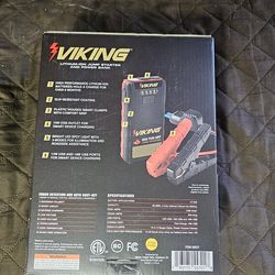 Este es el arrancador de batería de litio y banco de energía Viking de 1000 amperios pico