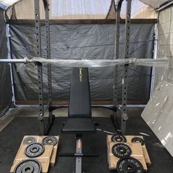 New Olympic Weight Set Squat Bench Press Pull-up Deadlift