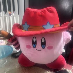 Cowboy Kirby (large plushie)