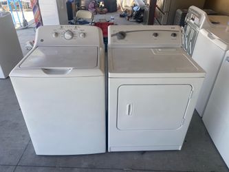 Electric dryer brand Kenmore and washer GE 60 days of warranty free delivery and installation