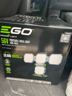 New EGO 10,000 lumen portable area light