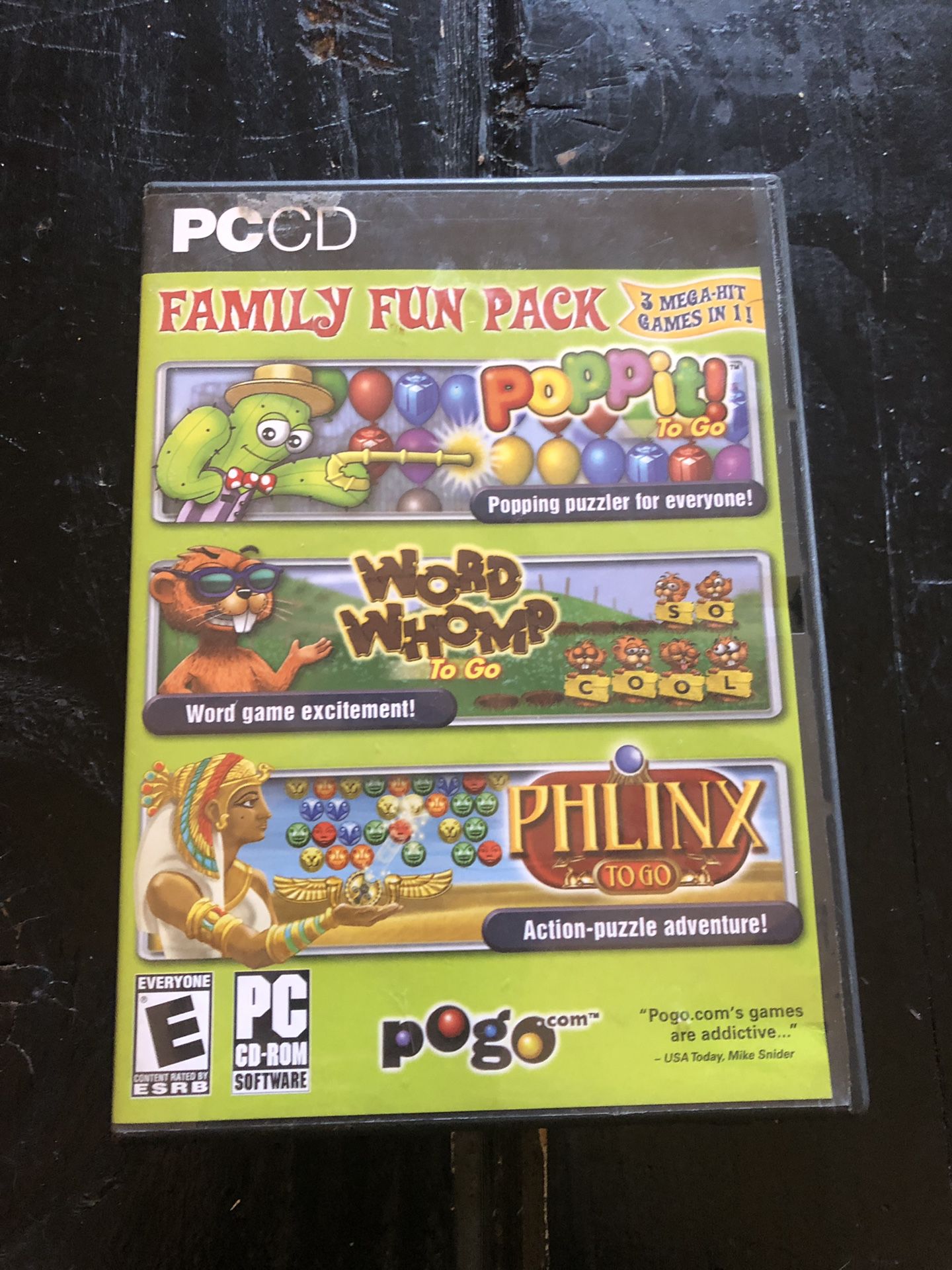 Family fun pack cd pc games
