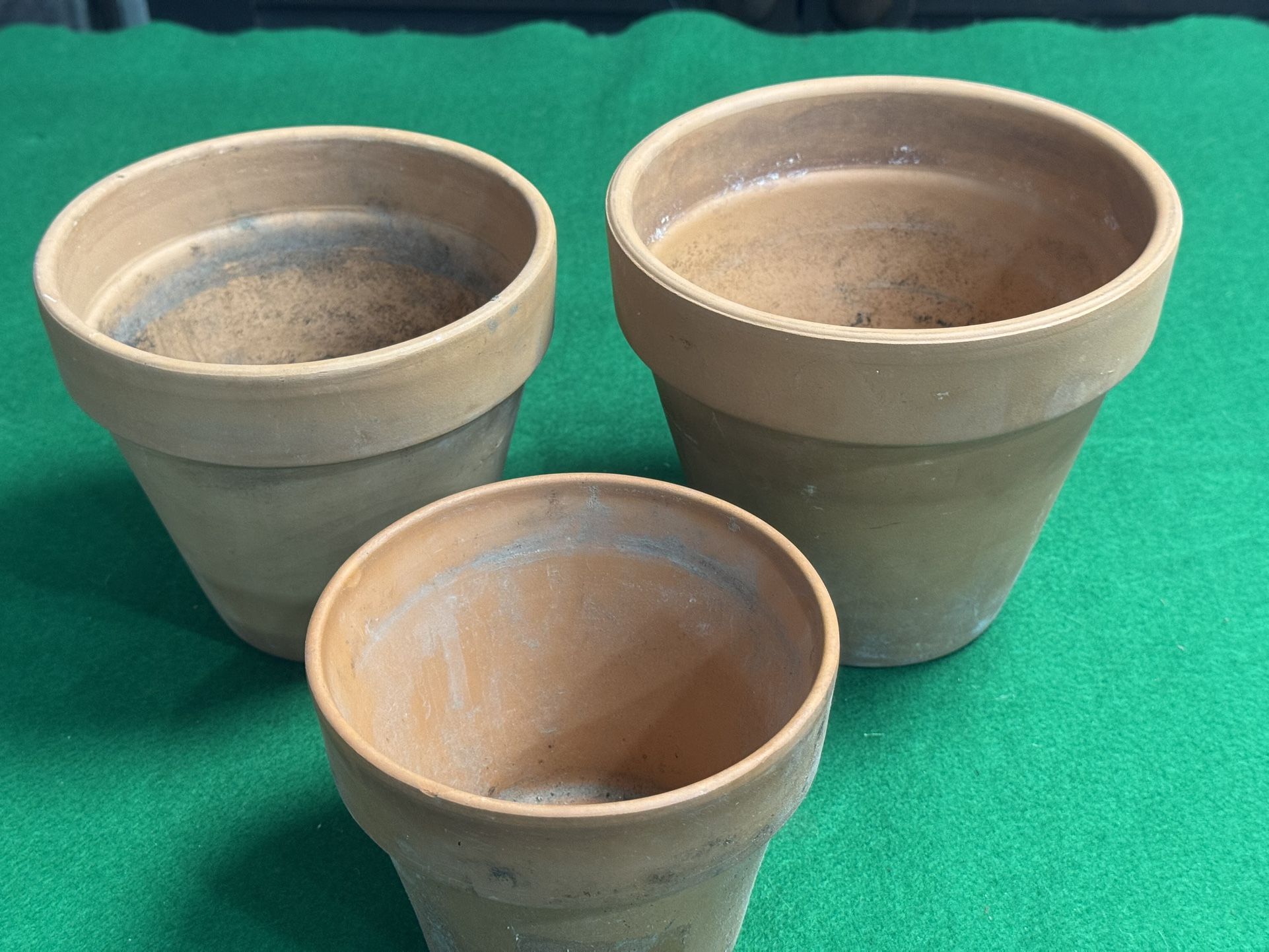 Three Flower Pots For $3