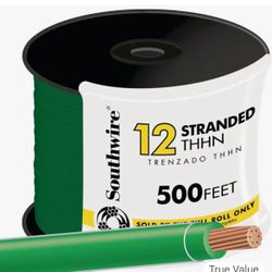 #12 Green THHN  Stranded 500 Ft Roll 
