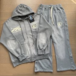 HELL STAR SWEATSUIT (gray&white)