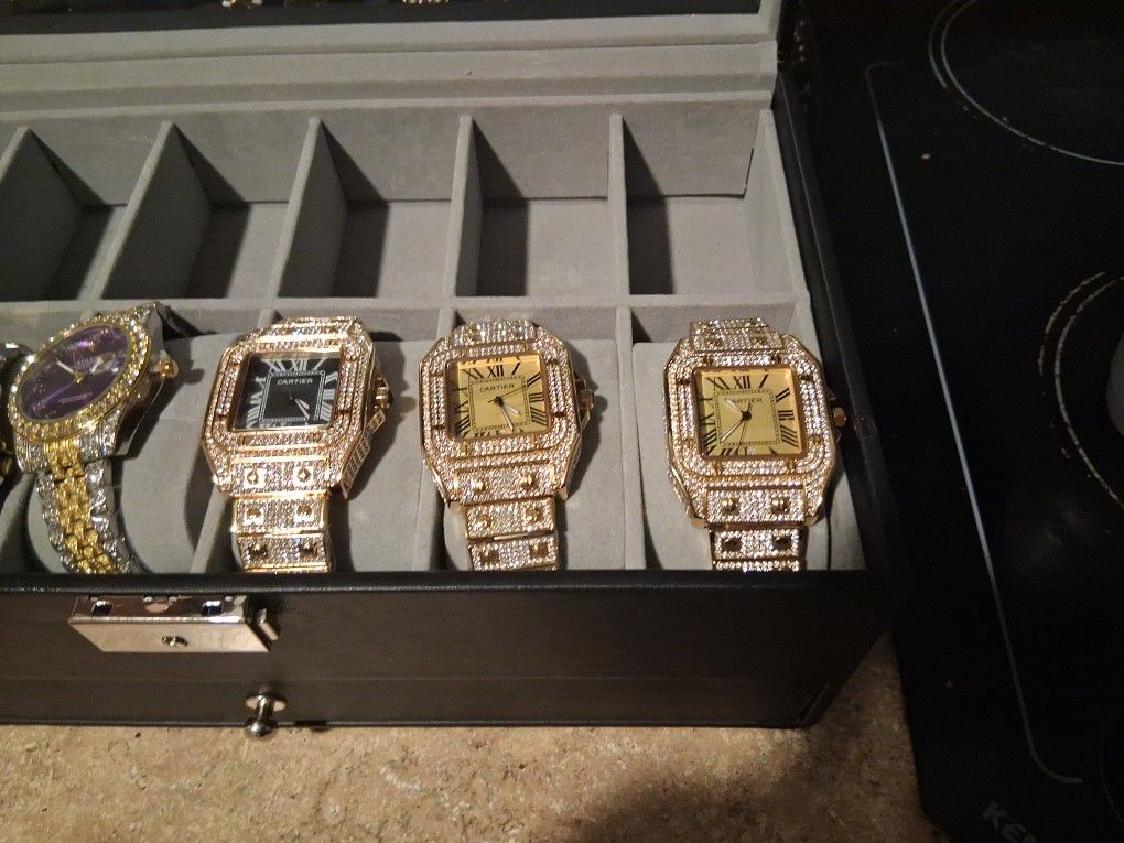 Brand New Iced Out Mossionate Watches