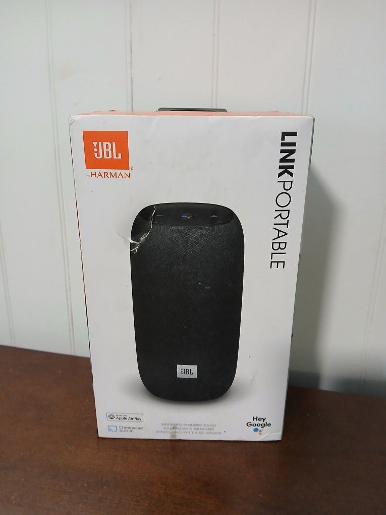 JBL Link Portable Bluetooth Wi-Fi Speaker New