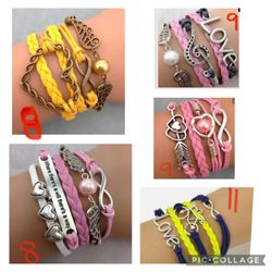Adjustable Infinity Bracelets
