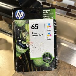 2 Pack HP 65 Ink -New
