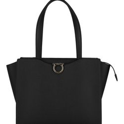 Ferragamo Womens Gemini Leather Shoulder Bag