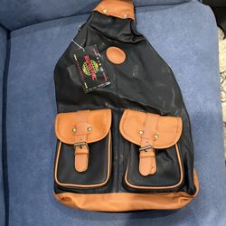 Classic Tan Sling Backpack – Style No. 94-E by Buxom USA