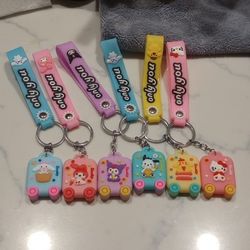 Key chains sanrio $4 or 3 for $10