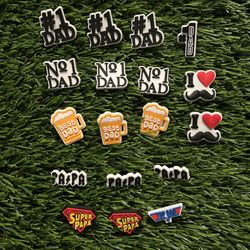 Dad/grandpa Croc Charms