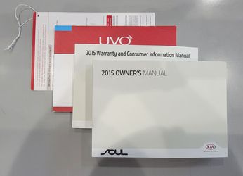 K I A 2015 Soul -Original owner’s manual for