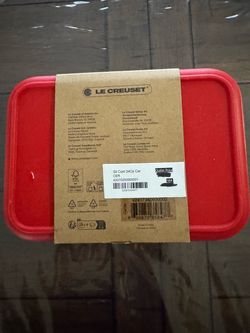 Le Creuset 1L red storage container #lecreuset #storage  34 Oz  New