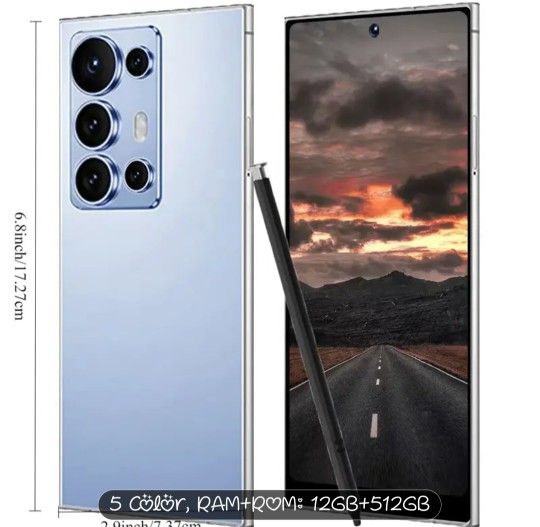 Unlocked Android Smartphone- Blue