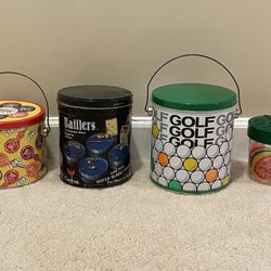 Storage Container / Tin (Lot of 4) 