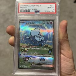 Bubble Mew Card Mew Ex PSA 10 