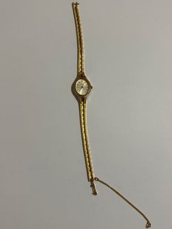 Vintage Ladies Caravelle by Bulova Gold-Tone Quartz Watch