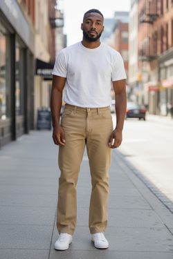 Carhartt Rugged Flex Relaxed Fit Utility Pants — 36W — Tan/Khaki (Style 102533)