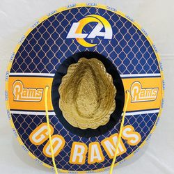 Los Angeles Rams Straw hats just N time 4 the summer great gift 🎁 order now (I also have other Teams)