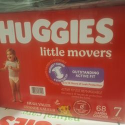 Huggies Little Moves Baby Disposable Diapers 