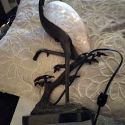 Andreas BySadek BRONZE PINK GLASS LAMP