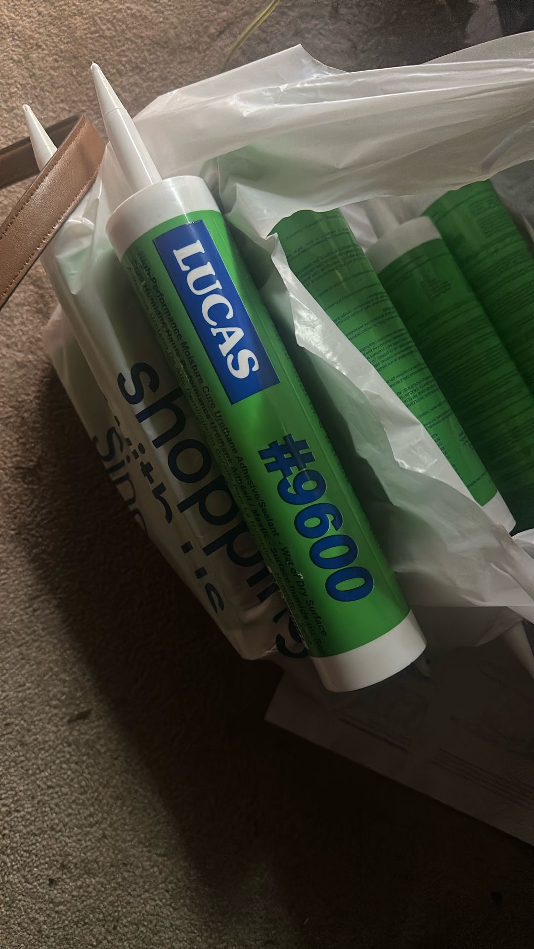 Dark Bronze Lucas Caulking $4 Each