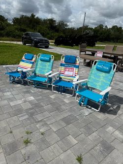 4 Náutica beach chairs