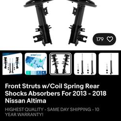 2016 Nissan Altima Front Struts 