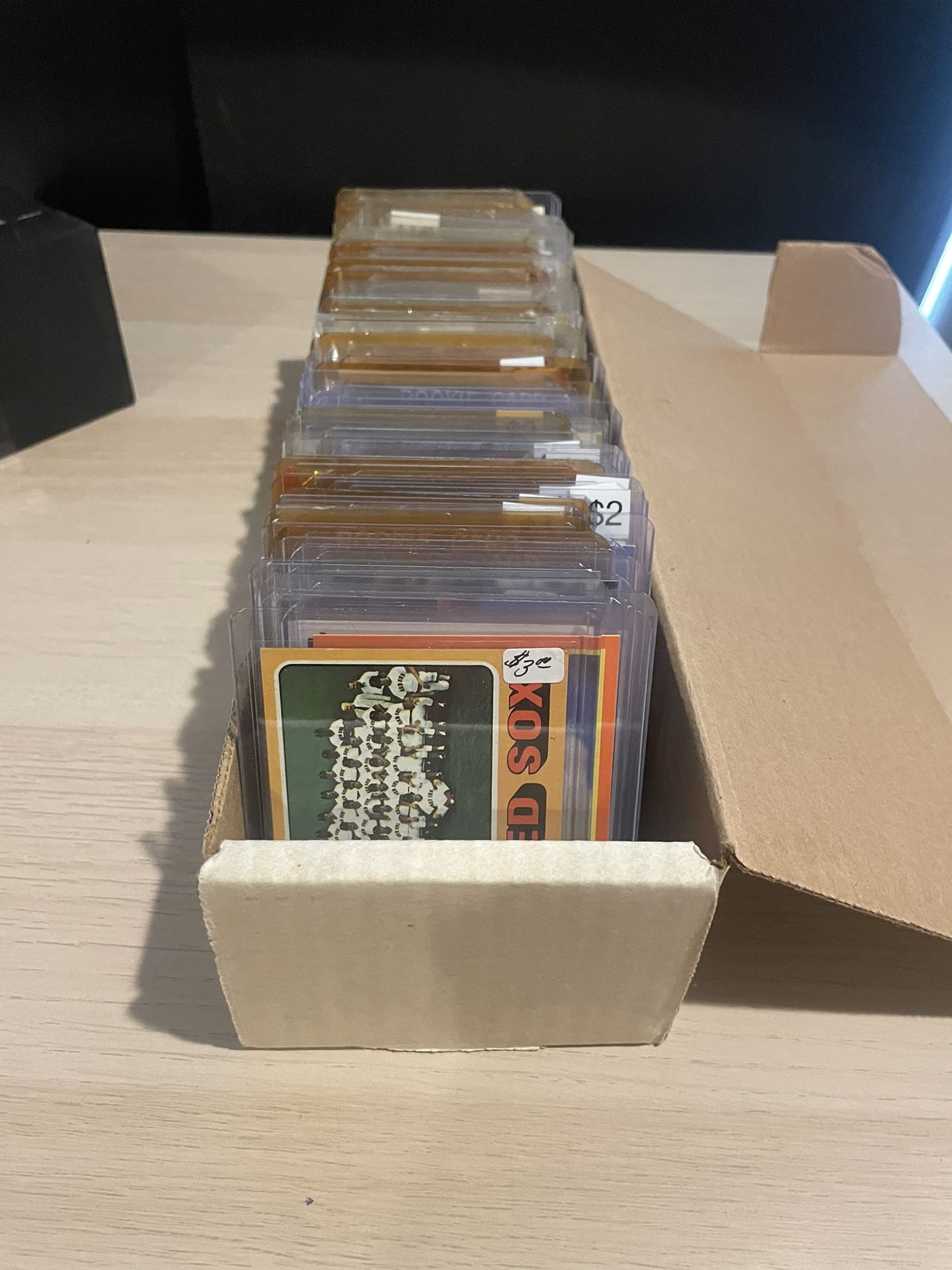 130 Baseball Card Stars - All On Hard Plastic Cases