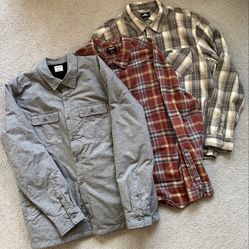 Hurley & O’Neil Flannels & Shacket Size XL