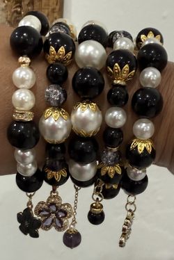 Set Diario De 5 Pulseras De Perla’s Preciosas