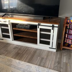 TV Stand & 2 Side Tables