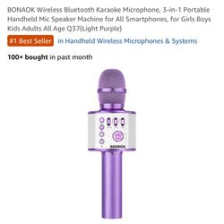 Wireless kalaoke microphone