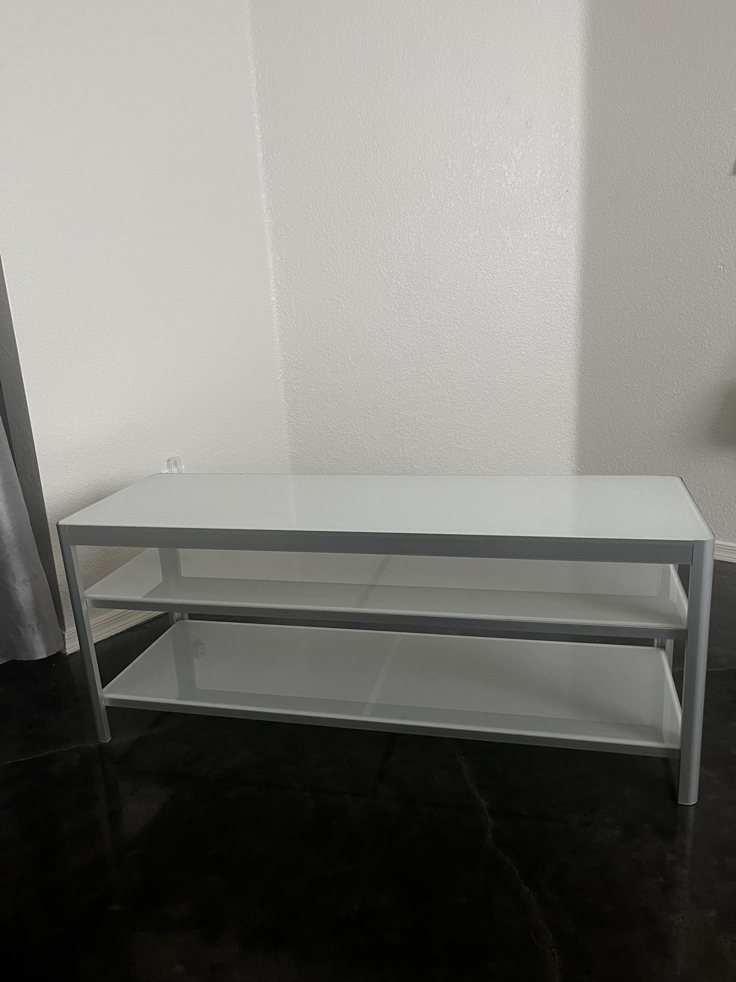 Glass White Coffee Table For sale