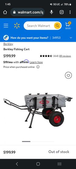 Berkley Folding Fishing Cart. for Sale in Port St. Lucie, FL - OfferUp